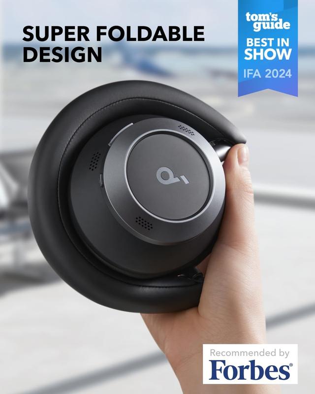RYUSEI　Anker Soundcore Space One Pro Fones de ouvido Soundcore Space One Pro Anker com cancelamento de